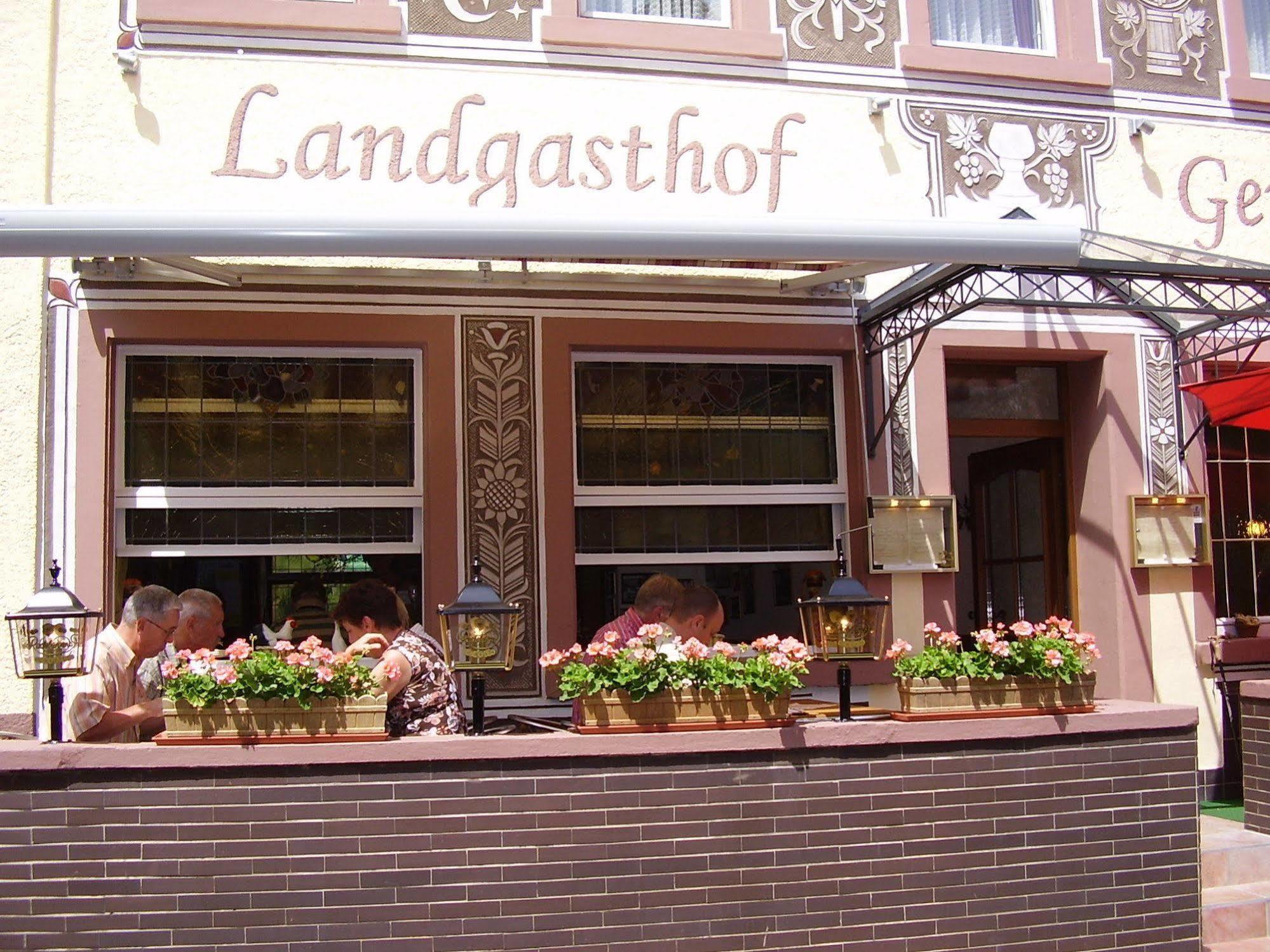 Landgasthof Germania Rüdesheim am Rhein Exteriör bild